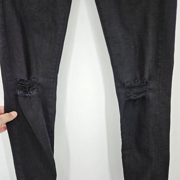 AG Adriano Goldschmied The Legging Ankle Super Skinny Jean Black Women’s Size 25 - Picture 3 of 9